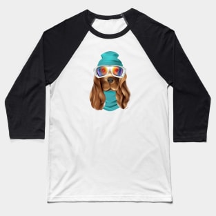 Hipster Labrador Baseball T-Shirt